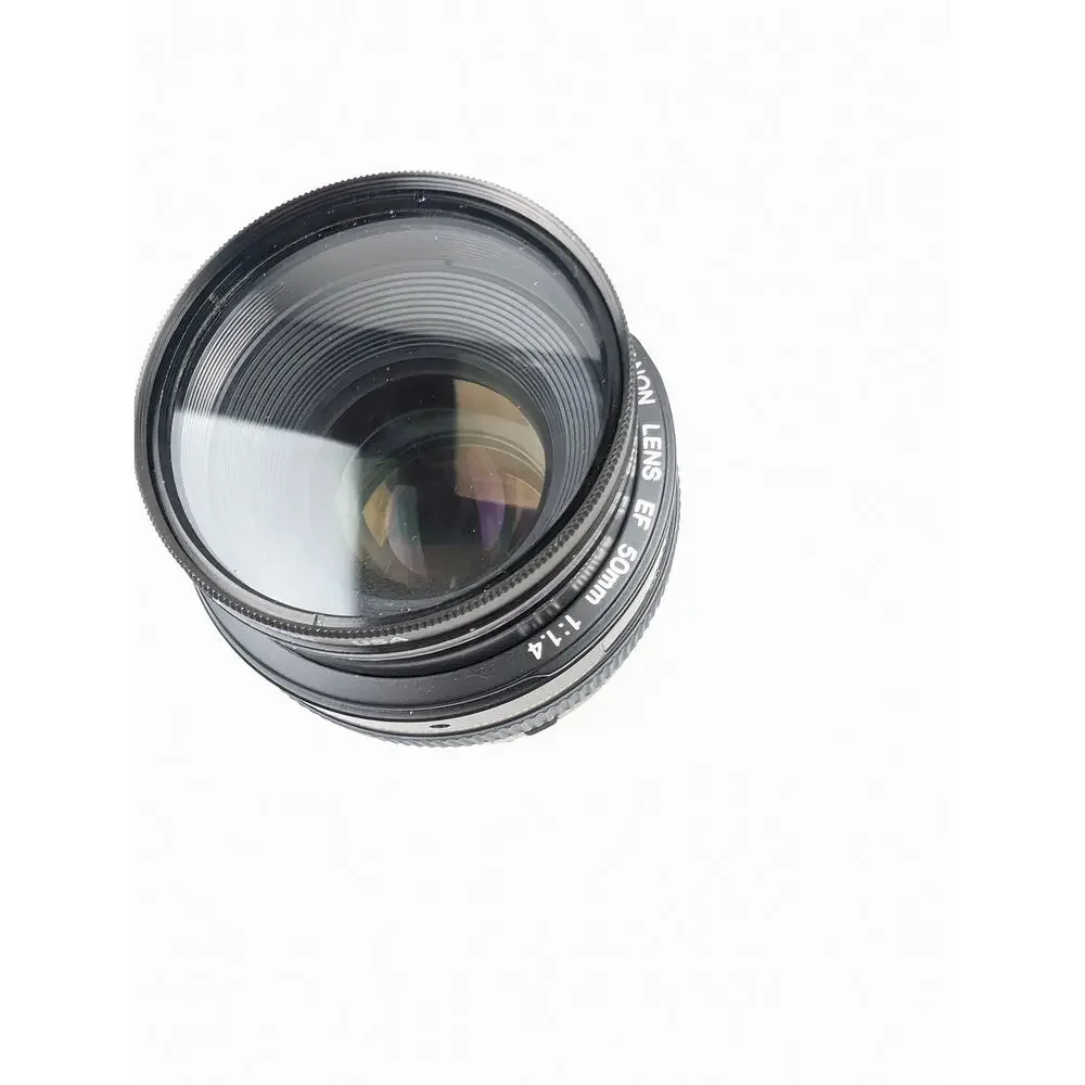Canon EF 50mm f/1.4 USM Lens Tiffen UV Filter Caps Case Tested